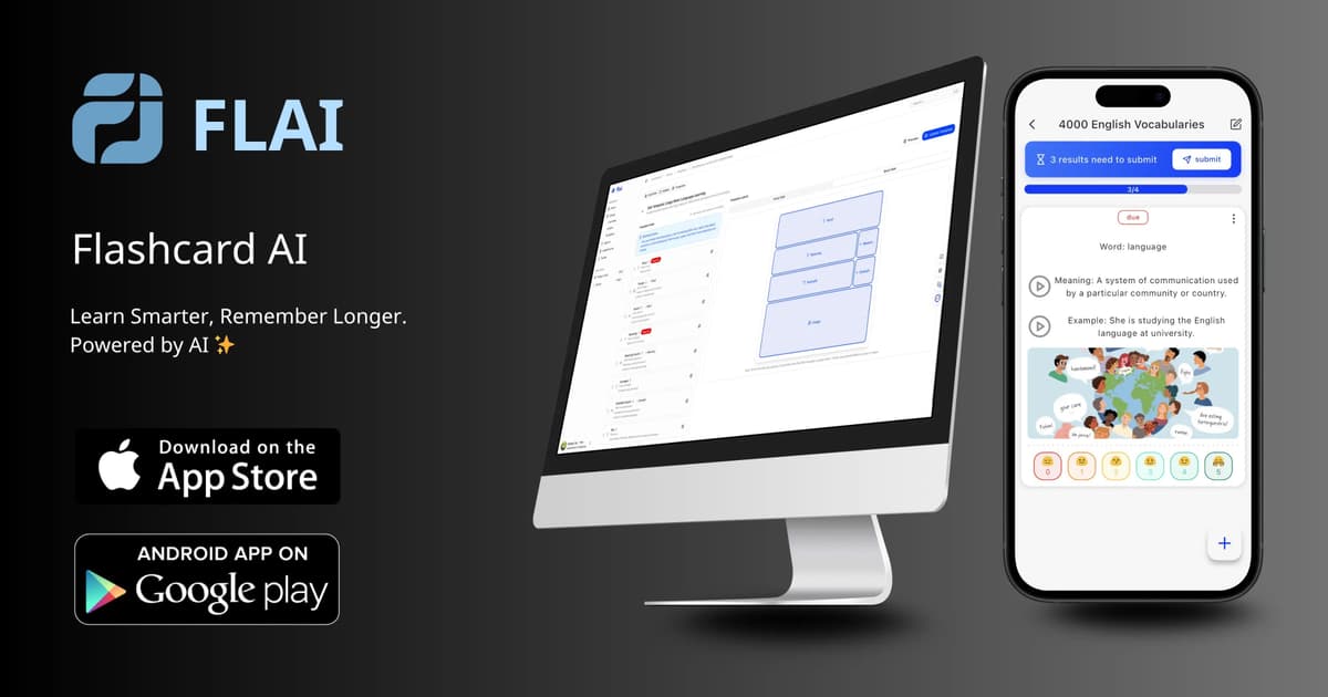 Introducing FLAI: The Next-Gen Flashcard App Powered by AI